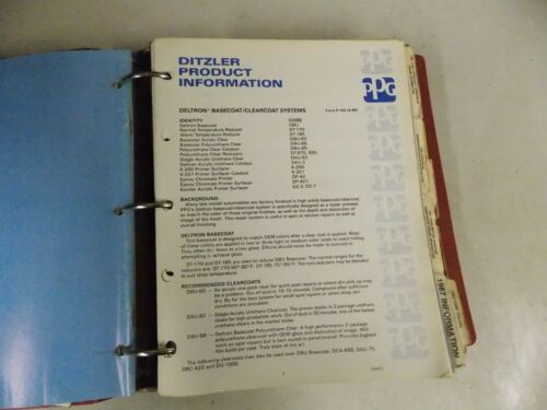 A binder page detailing distillery production procedures and precautions.