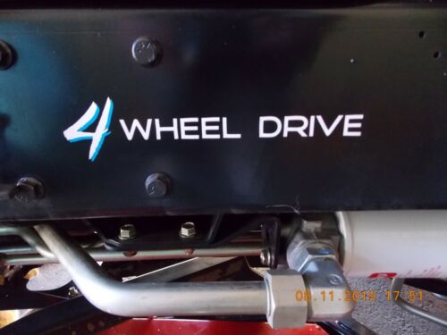 DECAL 4 WHEEL DRIVE FITS TORO GROUNDSMASTER 4500-D 4700-D PART 72-3560 DECAL