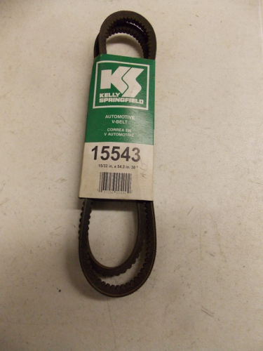 A black automotive belt with SKS branded packaging and product number 15543.